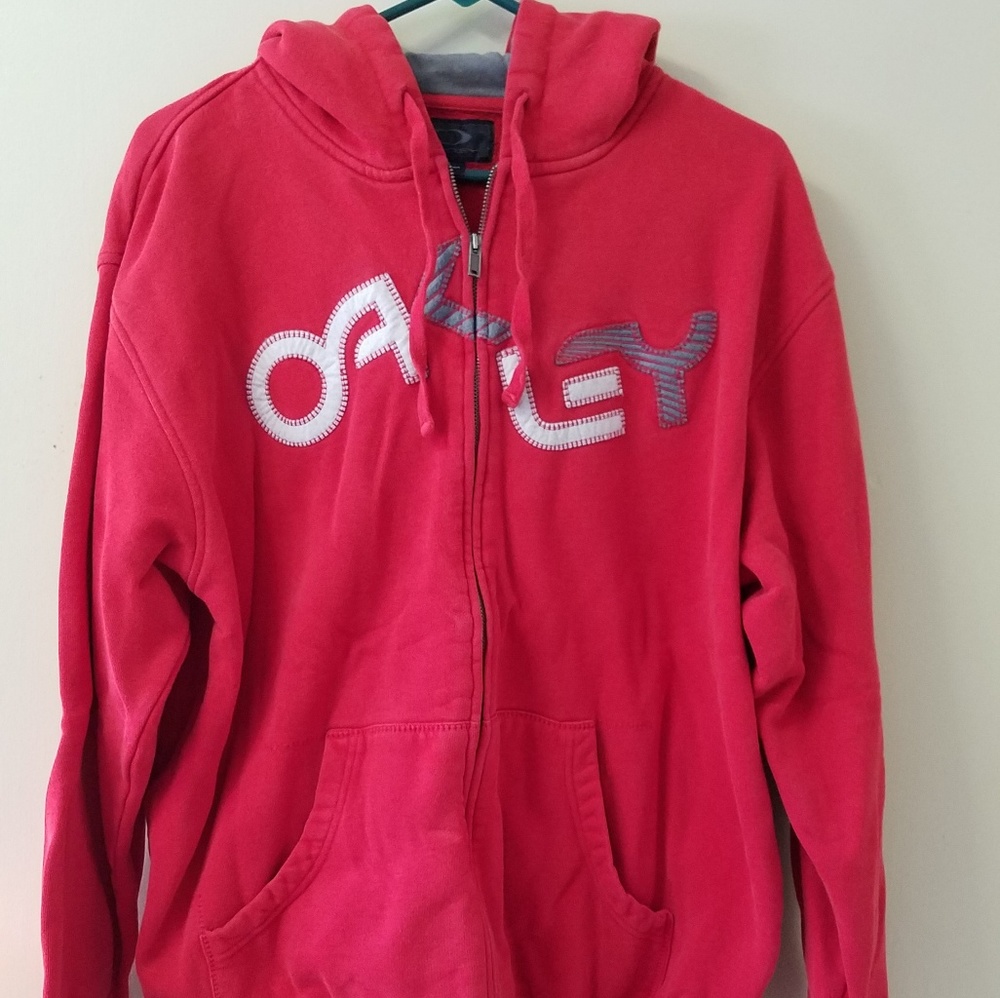 Men's Oakley zip up hoodie
